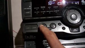 DEMO DE SONY MHC-GR8 MINI HIFI COMPONENT SYSTEM DJ EFECTOS