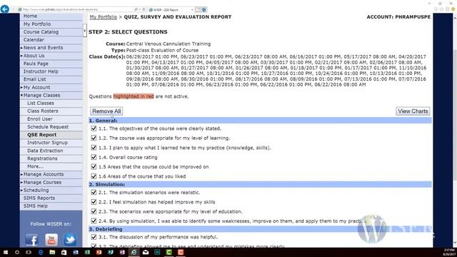 Learner Class Evaluations in SIMS смотреть онлайн