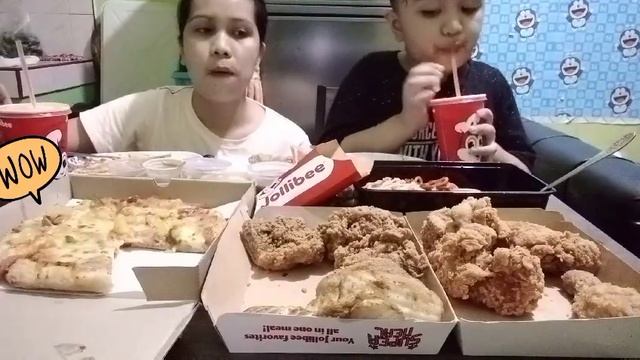 JOLLIBEE AND GREENWICH | Pinoy mukbang | Mhean Eats смотреть онлайн