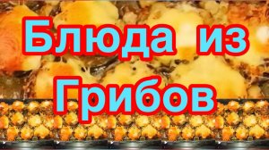 7 САМЫХ ПОПУЛЯРНЫХ И ВКУСНЫХ БЛЮД ИЗ ГРИБОВ❗️👍🍄ДЛЯ ПОВСЕДНЕВНОГО И ПРАЗДНИЧНОГО СТОЛА❗️👍🍄