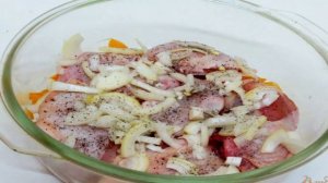 Курица с овощами в микроволновке