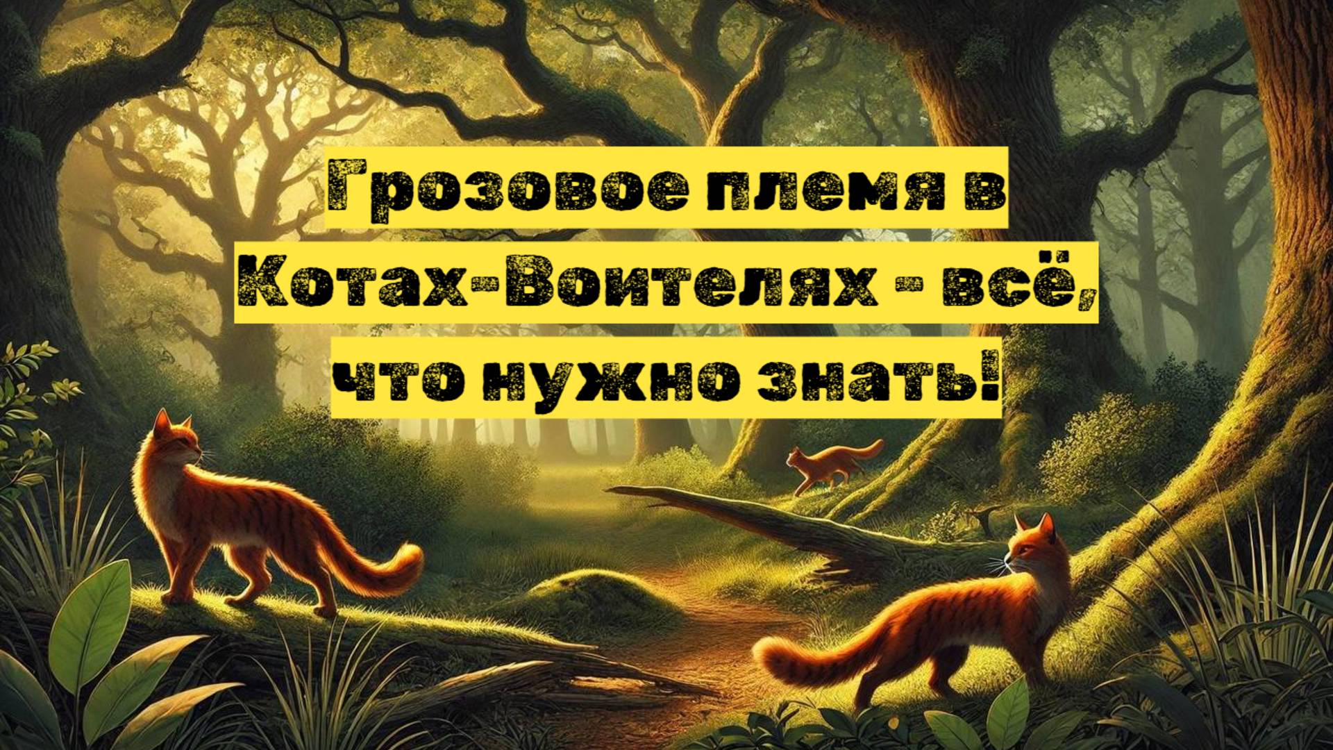ГРОЗОВОЕ ПЛЕМЯ– всё, что нужно знать Коты Воители Роблокс | Warrior Cat Roblox смотреть онлайн