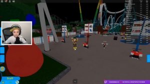 RIDING FASTEST ROLLER COASTER in ROBLOX POINT THEME PARK 2