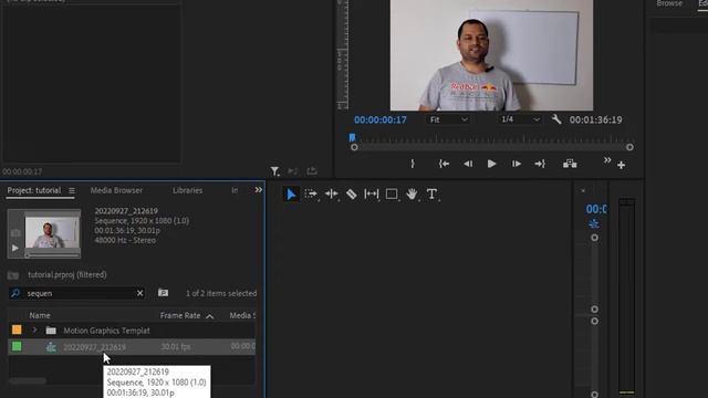 How to view all sequences in adobe premiere project  | view sequence settings смотреть онлайн