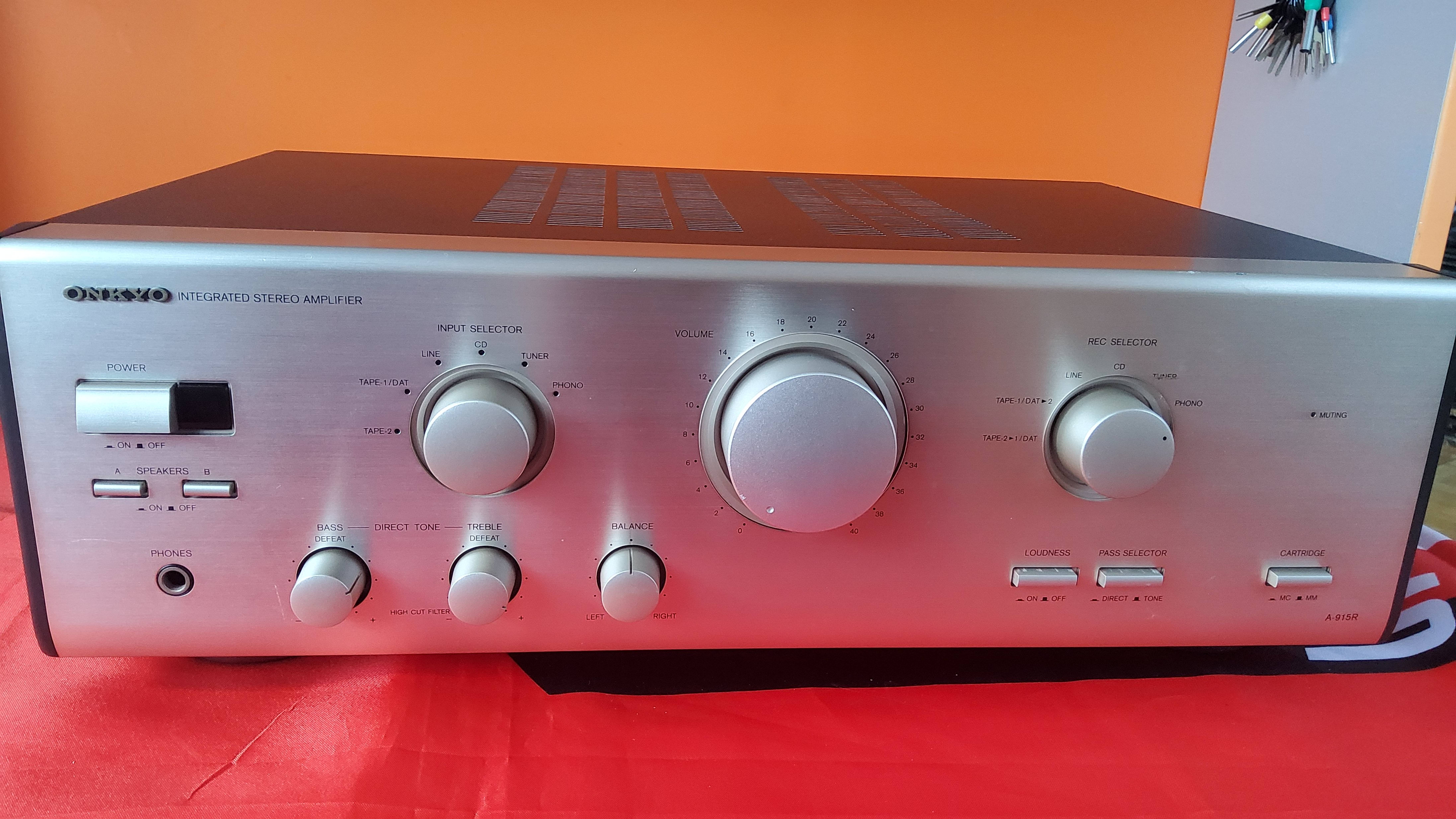 Onkyo A-915R обслуживание перед продажей. смотреть онлайн