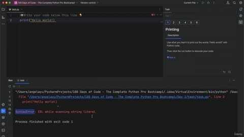 6. Printing to the Console in Python