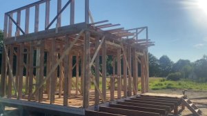 Строительство Каркасного двухэтажного дома 60 м2