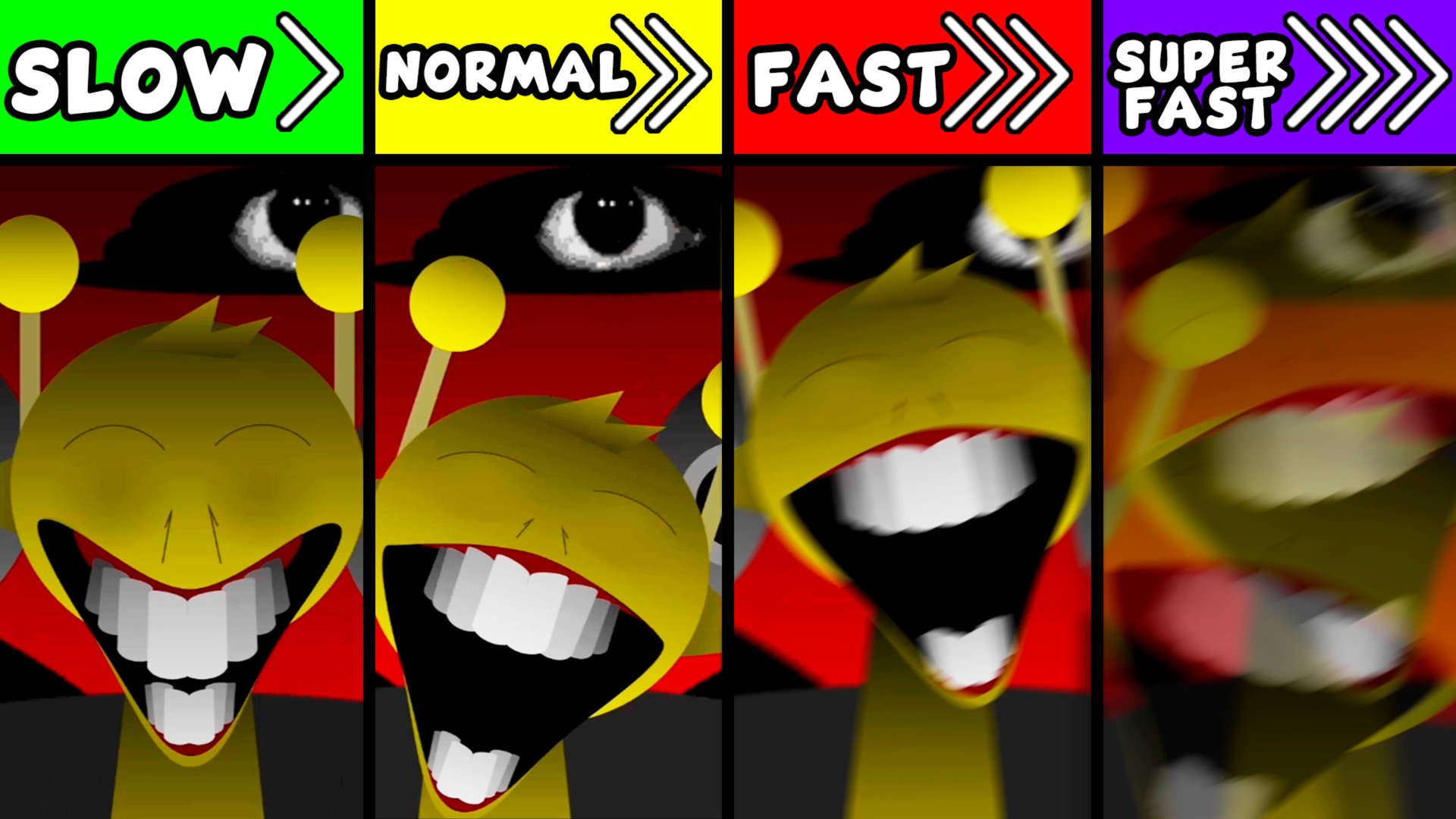 SPRUNKI - СПРУНКИ режим Быстрая, Средняя или Медленная и СУПЕР Быстрая Скорость смотреть онлайн