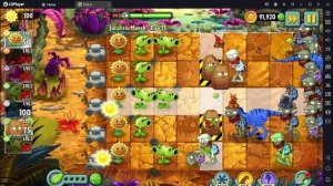 Растение против Зомби 2/PvZ2 Adventure Jurassic Marsh Day 15/Юрское Болото День 15