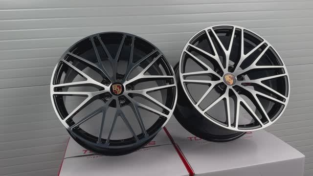 Диски CN Forged 1511 20 10./11J 5X112 66.5 вес 12,2kg Black Machined Face