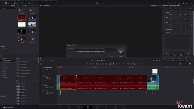 Davinci Resolve Media Offline-Lösung: Wie man verlorene Clips wiederherstellt смотреть онлайн