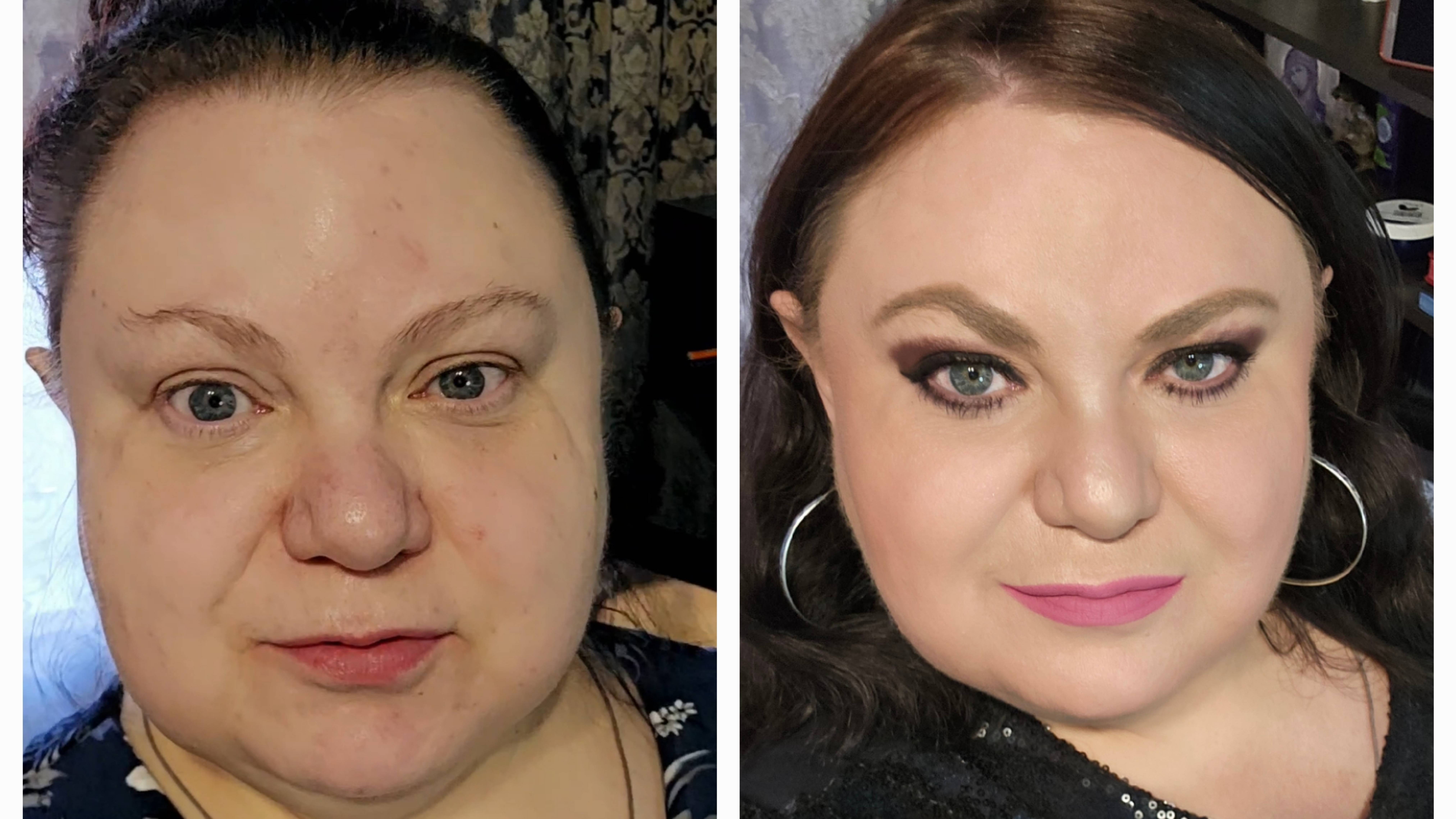 Красивый Макияж 💄 
Рубрика Преображение ✨️ 
До и после 🎀