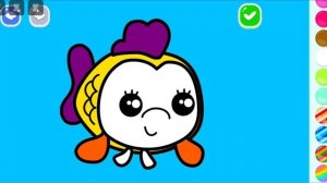 Живая раскраска для детей для малышей. Учим цвета. Развивающий обучающий мультфильм мультик