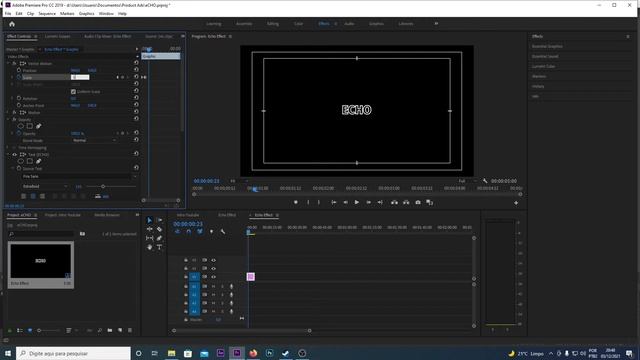 Aprenda a Fazer o Efeito Echo - Premiere Aula Efeitos 01