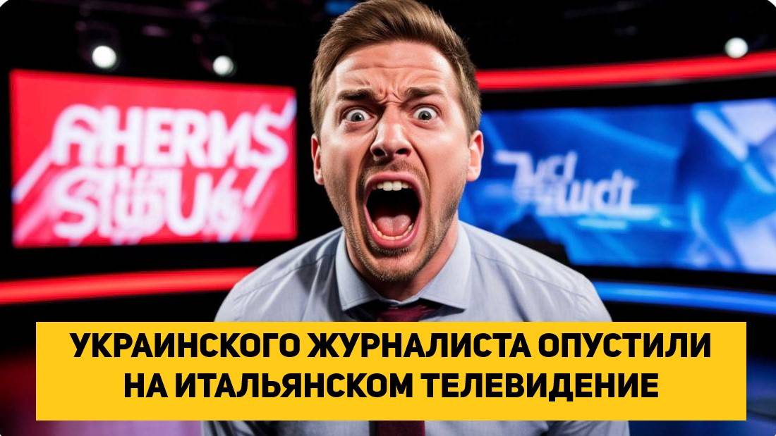 УКРАИНСКОГО ЖУРНАЛИСТА ОПУСТИЛИ НА ИТАЛЬЯНСКОМ ТЕЛЕВИДЕНИЕ