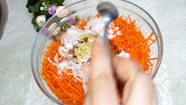 Морковка по корейски. Обалденная закуска, которая всегда получается..