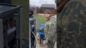 Распаковка и проверка теплового насоса.