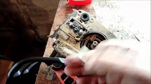 как востановить подачу масла на цепь бензопилы штиль.