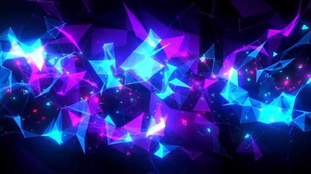 GEOMETRIC BRIGHT LOOPED TRIANGULAR FREE BLUE PURPLE VERSION FOOTAGE ANIMATION BACKGROUND смотреть онлайн