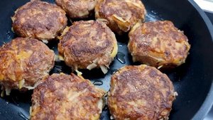 Шницель с овощами и жареным картофелем на гарнир_ простые идеи вкусного обеда или ужина