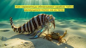 «Как каракатицы обманывают крабов: тайна движущихся полос на их теле»