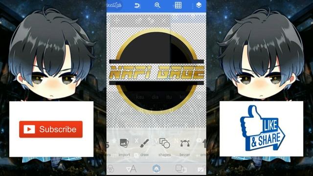 PixelLab|Tutorial logo nama KERENN!!! #2