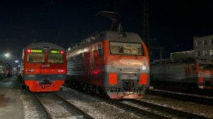 "В первые два часа месяца!" Электровоз ЭП1М - 489 на ст.Рязань-2, март 2025 года