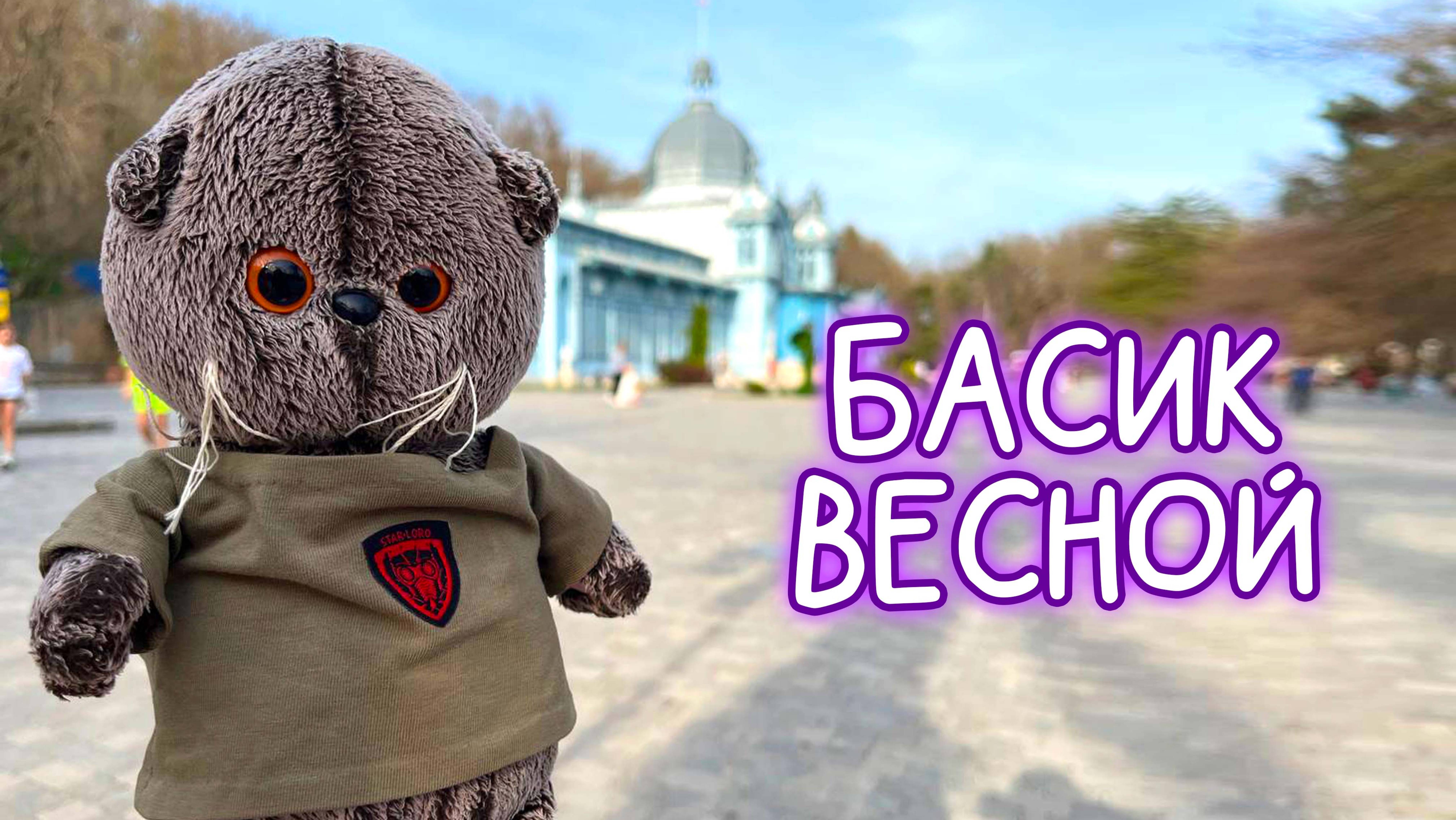 🪴😽Кот Басик весной / Гуляем с Басиком в Железноводске #Басик #Басики #Волшебные будни
