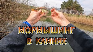 Мормышинг в камнях.
