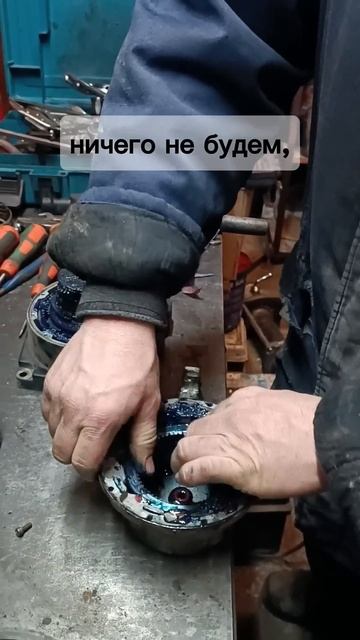 Чем смазывать кольцо свободной размотки лебёдки? #lebedkaservice #лебедкасервис #авторемонт #offroad