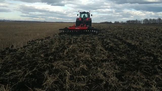 Дисколаповый агрегат QUIVOGNE TINEMASTER 32 c гидропневматической защитой стоек с MF 8737