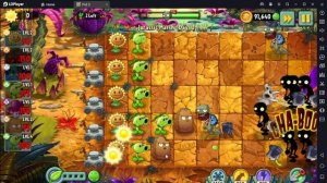 Растение против Зомби 2/PvZ2 Adventure Jurassic Marsh Day 12/Юрское Болото День 12