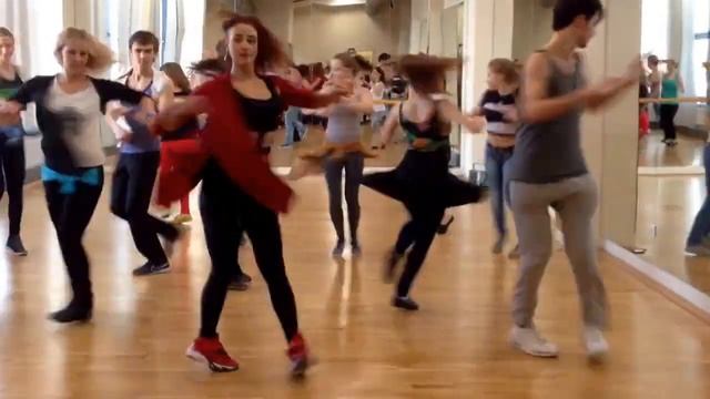 Marta Khanna teaching salsa funk in HWS festival 2016 смотреть онлайн