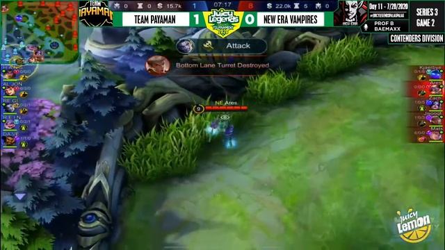 JUICY LEGENDS/ GAME 2 / TEAM PAYAMAN VS NEW ERA VAMPIRES