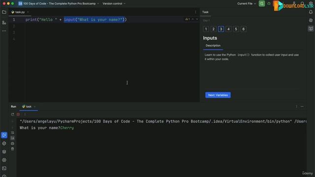 10. The Python Input Function