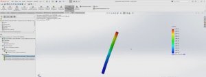 SOLIDWORKS расчет на устойчивость