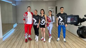 Совместная сьемка с брендом чувашской спортивной одежды КЕСКЕ для ТВ-канала ЧАВАШ ЕН!