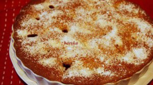 Быстрый кекс с клубникой