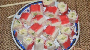 Закуска из крабовых палочек