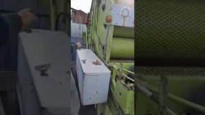 Пресс подборщик Claas 44 установка электрического вязального аппарата от клиента Агрорулидер