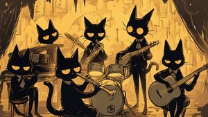 Smoky Black Cats & Deep Bass Night