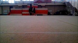 Черлидинг тренировка станты и выбросы