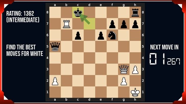 Chess Puzzle 1362 elo [Intermediate]