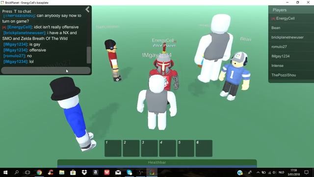 BRICK PLANET TRYING TO GET BANNED BY A ADMIN (test) смотреть онлайн