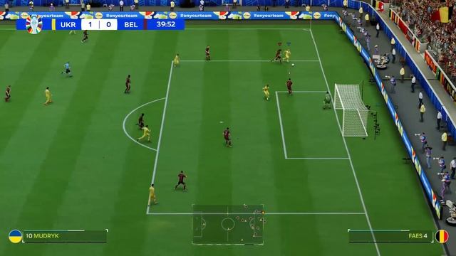 Ukraine vs. Belgium _ UEFA EURO 2024 (EA Sports FC 24) смотреть онлайн