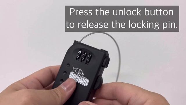 OnGuard 8063 - Retractable Cable Number Lock смотреть онлайн