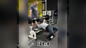 Жим лёжа. Гайсин Артур. 125 кг.