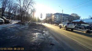 Саратов ул Артелерийская Уроды Дябилы пешеходку не чистят