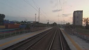 Поездка на поезде РЖД "Красноярск - Кача" - вид из кабины машиниста | Железная дорога в Сибири