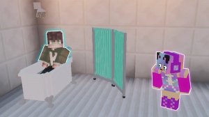 ПОДСМОТРЕЛА ЗА КОЛЕЙ В ДУШЕ В РЕАЛЬНОЙ ЖИЗНИ В МАЙНКРАФТ   НУБИК РЕБЕНОК В MINECRAFT И ПРО МУЛЬТИК